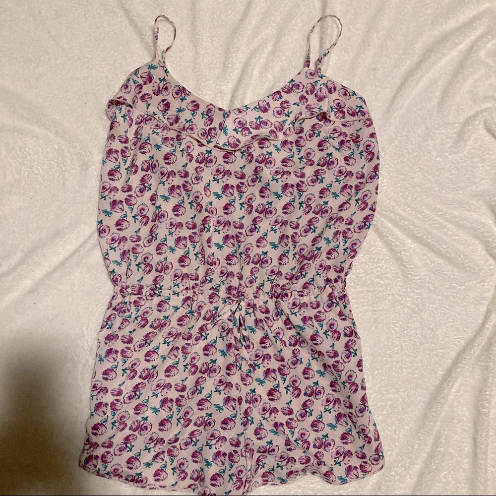 Romper with Floral Print